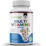Multivitamine tabletten A, B, C, D3 en E – 100% van de referentie-inname