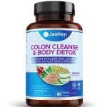 JeaKen Fiber & Probiotic Capsules with Psyllium Husk & Inulin – Digestive Health (90 Capsules)