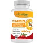 JeaKen High Strength Vitamin C 1000mg – Premium Immune System Support (180 Tablets)