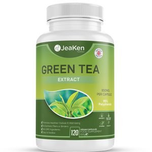 Green Tea Capsules – 850mg Weight Loss Antioxidant Supplements