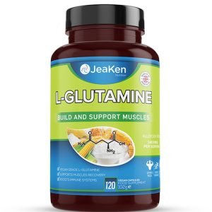 L-Glutamine Capsules (500mg) – For Muscle Generation and Recovery (120 Capsules)