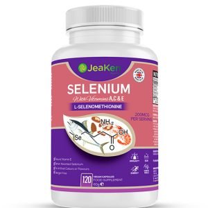 Premium Selenium Capsules (200mg) with Multivitamins A, C and E