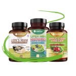 Bundel Mentale Helderheid en Darm – Super Mind, Lion's Mane en probiotica