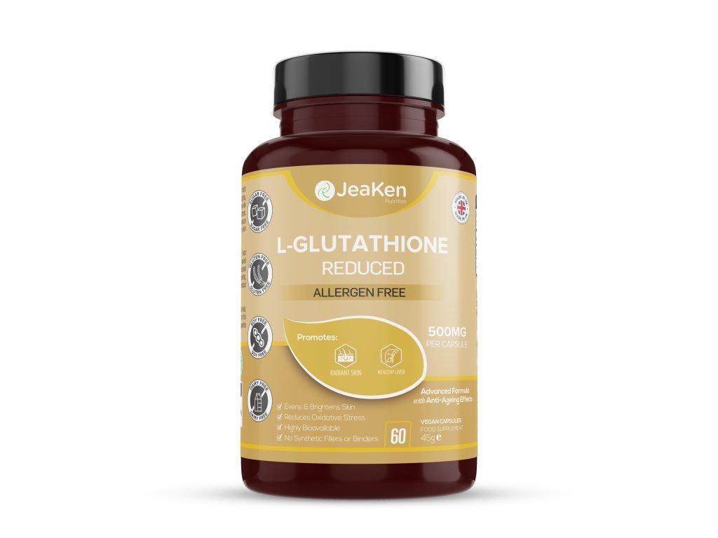 JeaKen - L-Glutathione-Reduced-60-Vegan-Capsules