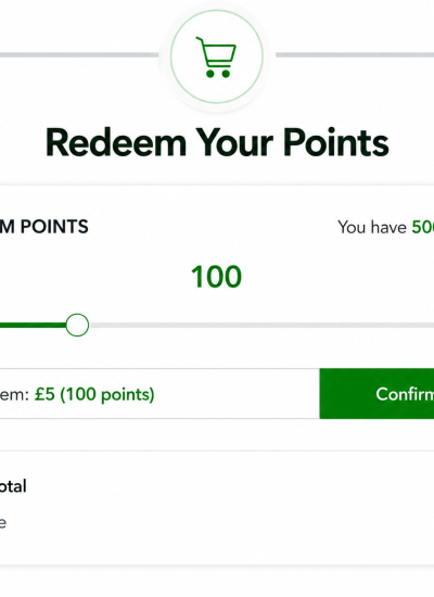 JeaKen reward points: redeem 100 points for £5 off